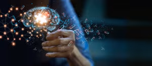 Alzheimer's disease concept, Elderly woman holding brain symbol of missing jigsaw puzzle, World Alzheimer's, World mental health, Memory loss, Dementia, Parkinson disease.