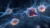 Huntingtons disease cell structure abnormal protein buildup illustration neurodegenerative genetic disorder visualization